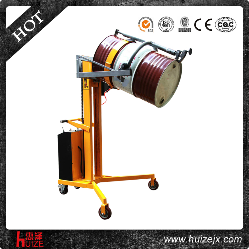 半電動(dòng)油桶車(chē)（直角腿，夾鐵桶翻轉）