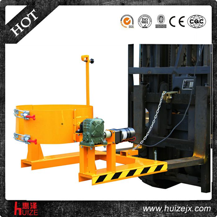 叉車(chē)專(zhuān)用倒桶機具（塑鐵桶，電翻轉）