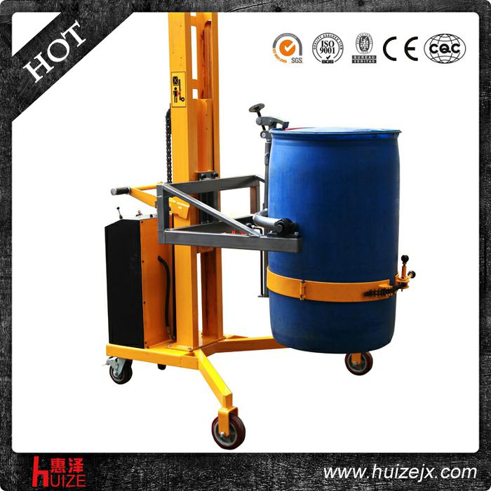 半電動(dòng)油桶車(chē)（直角腿，夾鐵桶翻轉）
